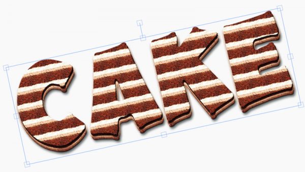 Cake text effect online