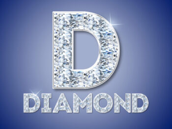 Diamond Text