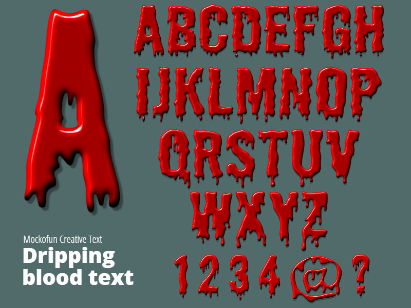 FREE] Dripping Font - MockoFUN