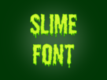 Slime font