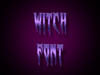 witch font