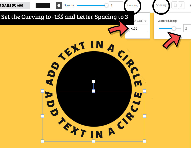 Circular Text Generator