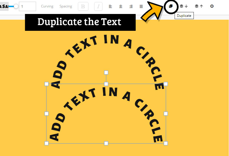 Duplicate Text