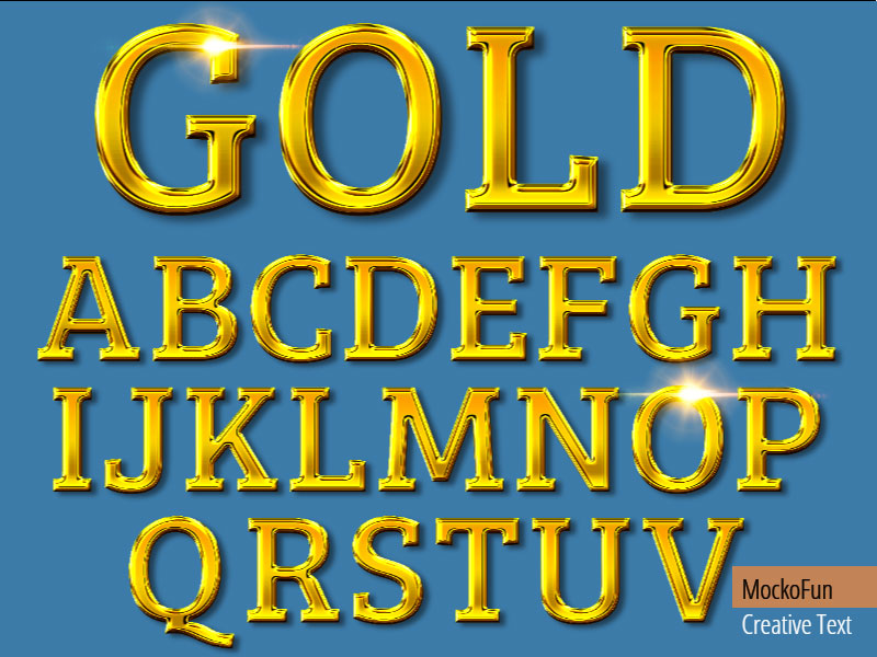 Make an Elegant Gold Text Online, It's Easy - MockoFUN