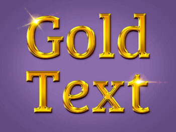 Gold Text