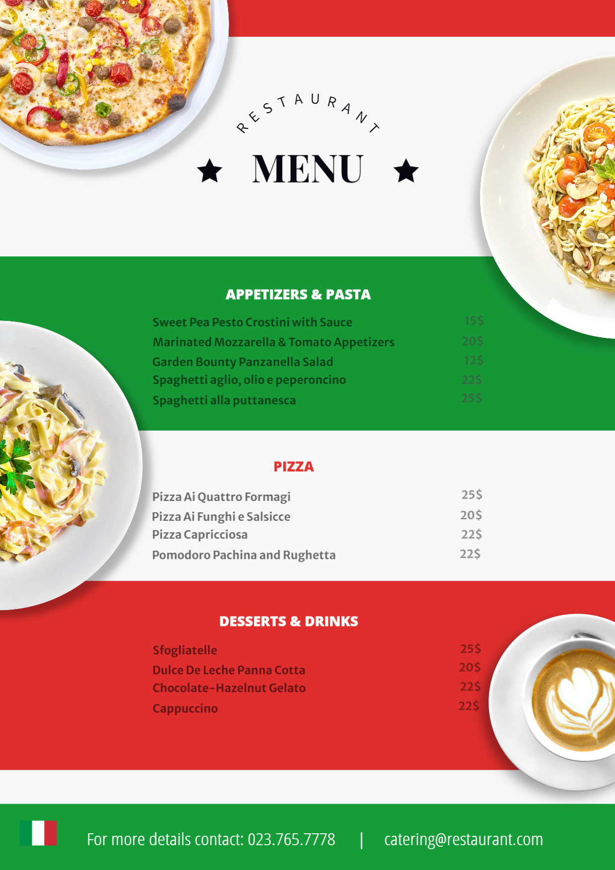 Italian Menu Template Mockofun | Free Nude Porn Photos