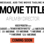 Movie Poster Credits Template