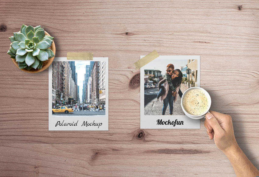 Download Polaroid Mockup Mockofun