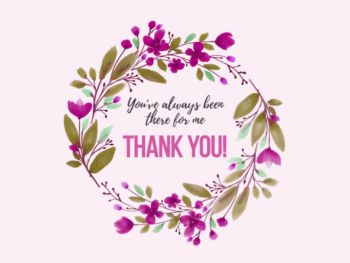 Thank You Card Printable Template