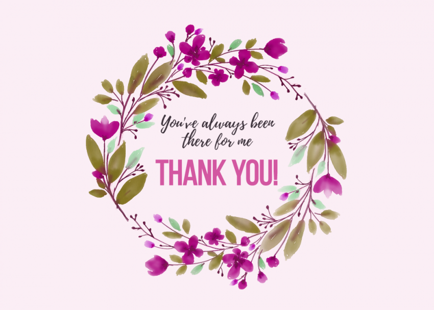 Thank You Card Template MockoFUN
