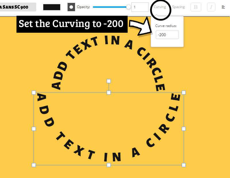 Text in A Circle