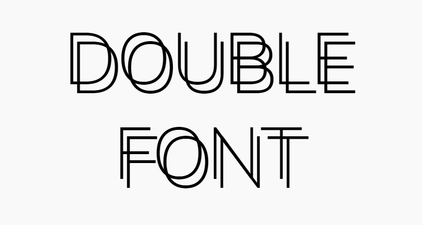 Double Font