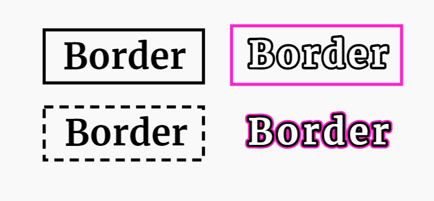 Border Around Text