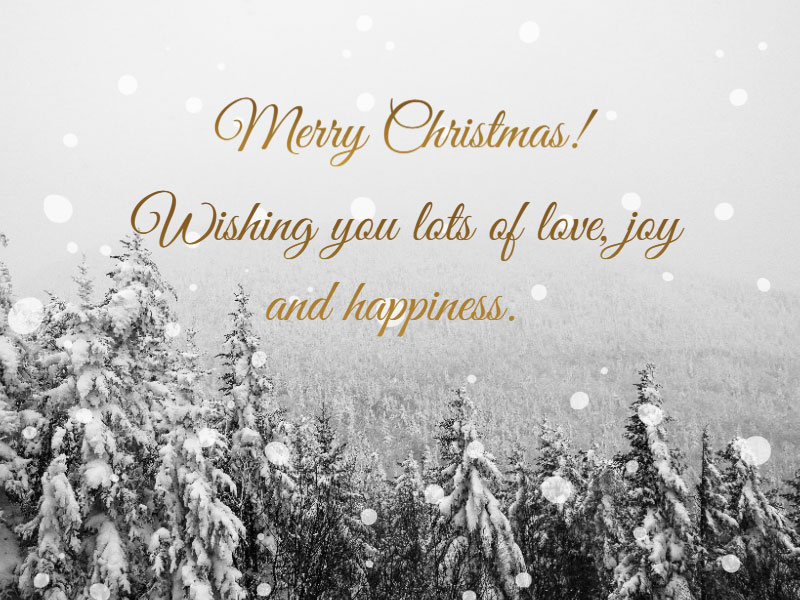 Christmas Card Message