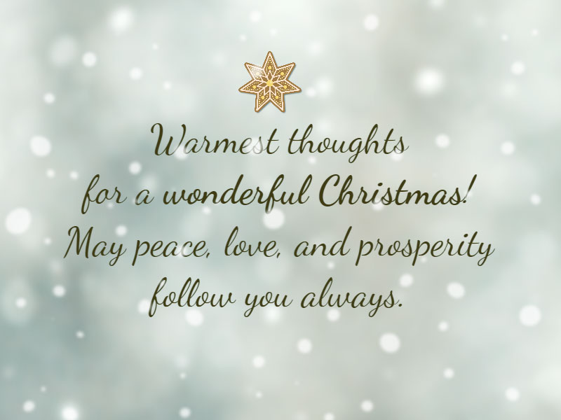 Christmas Message