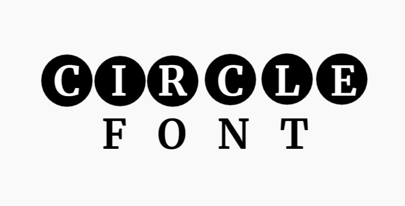 Circle Font