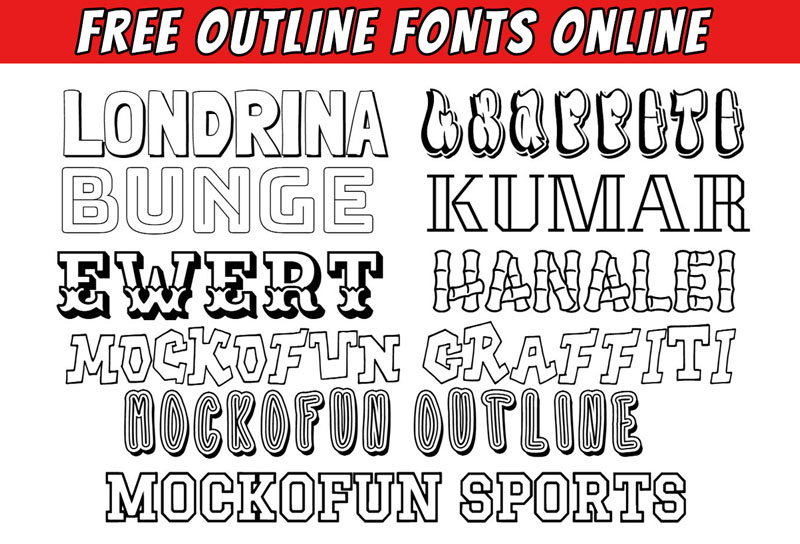 Free Outline Fonts