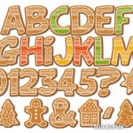 Gingerbread Letters