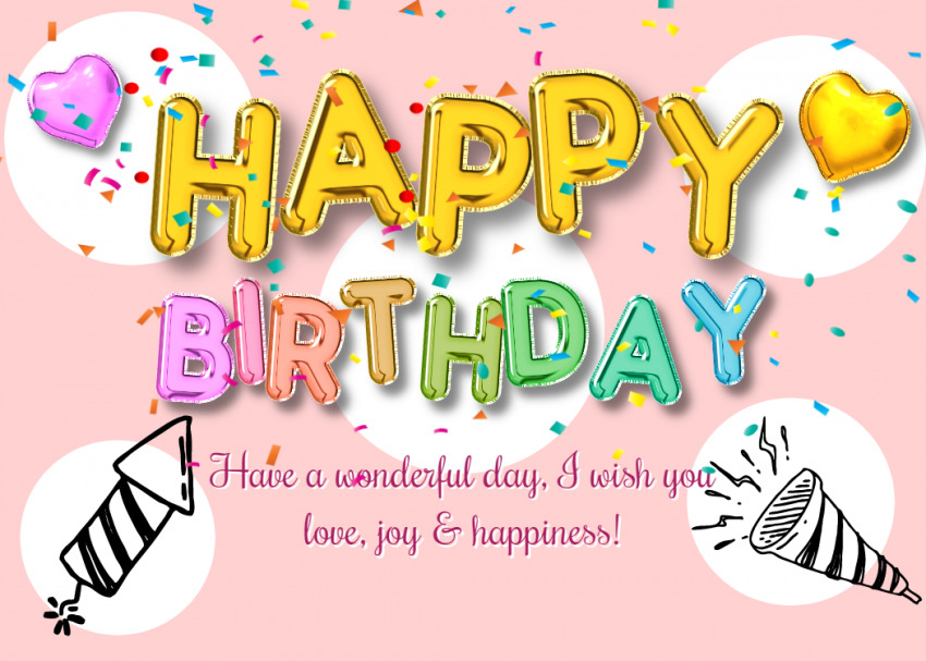 (FREE) Happy Birthday Card - MockoFUN