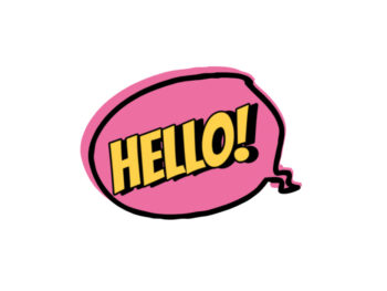 Hello Speech Bubble