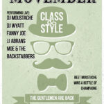 Movember Party Poster