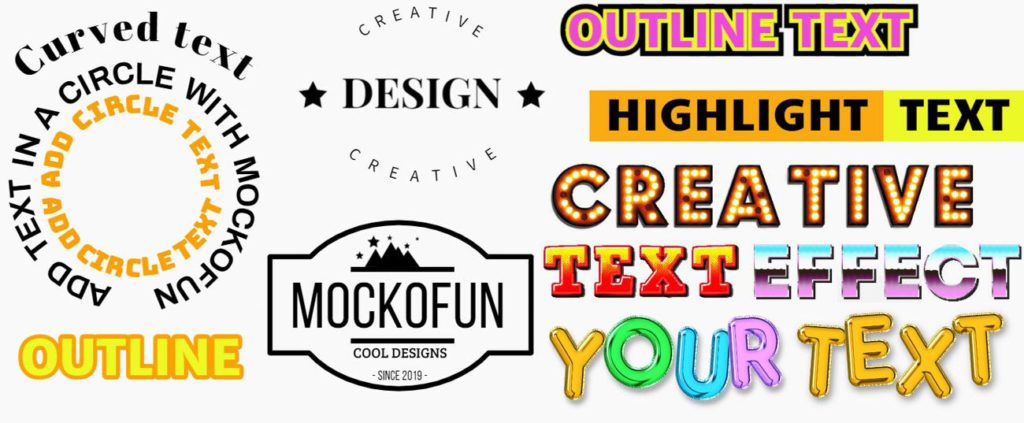 Free Text Editor Text Design Online Mockofun