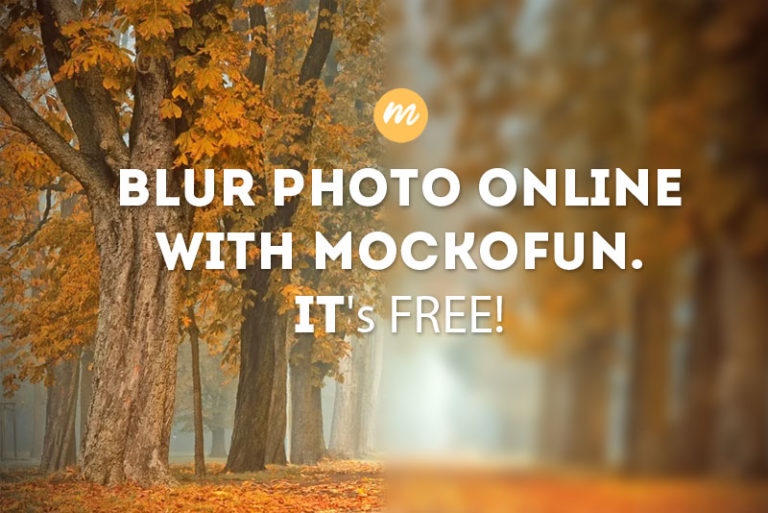 (FREE) Blur Photo Online MockoFUN