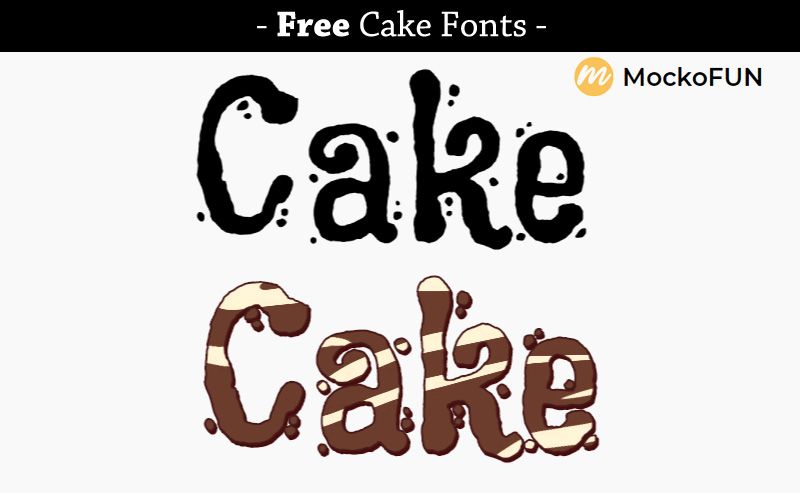 Cursive Bakery Fonts