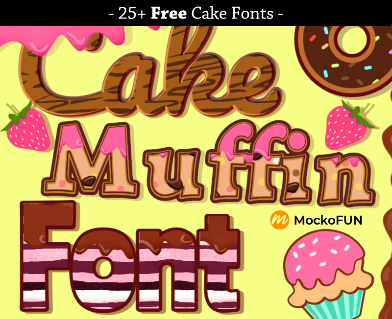 Cake Fonts