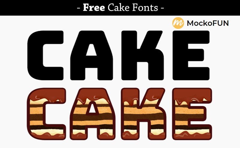 Cake Letter Font