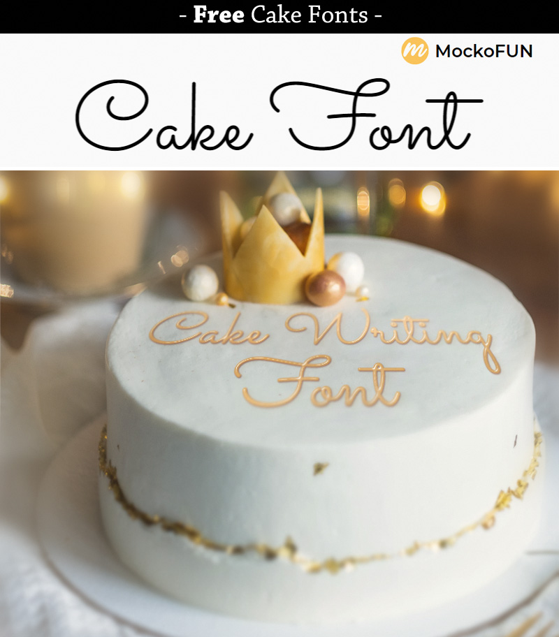 Cake Writing Font