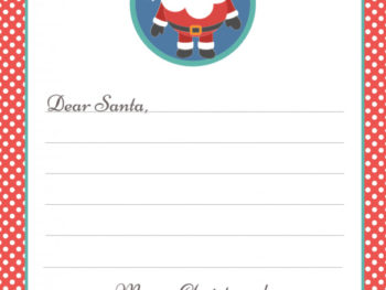 Santa Letter Template