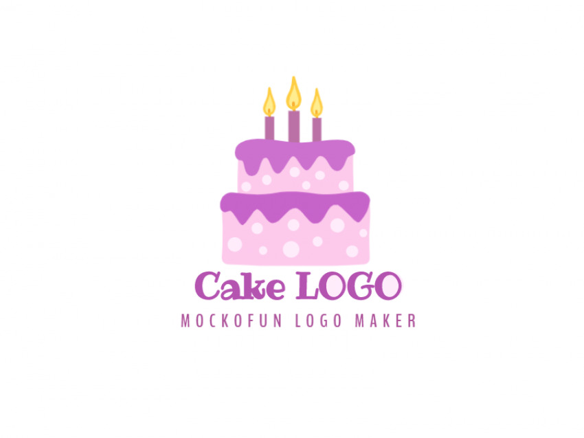 Birthday Cake Logo