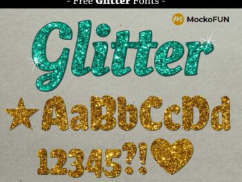 Glitter Font