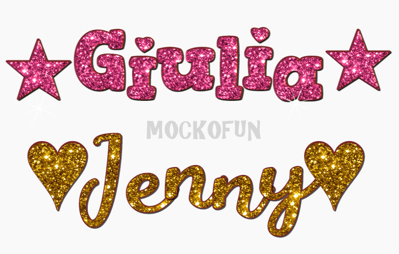 Free Website To Add Glitter Effect to Images, Create Glitter Text