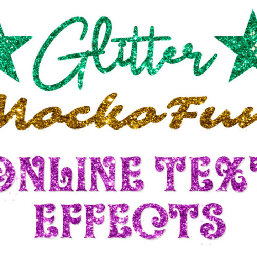[FREE] Glitter Font MockoFUN