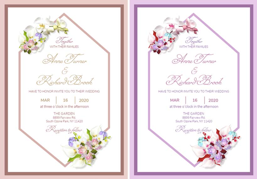 Wedding Invitation Templates