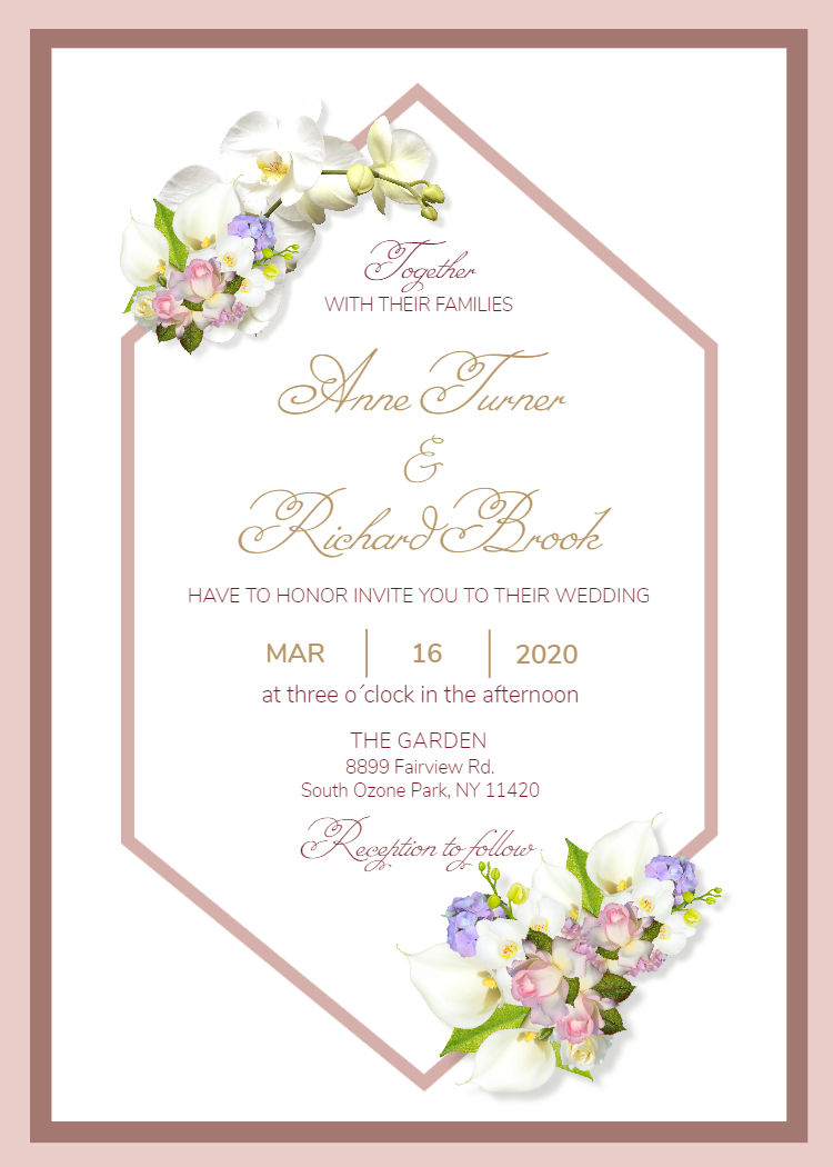 (FREE) Online Wedding Invitation - MockoFUN
