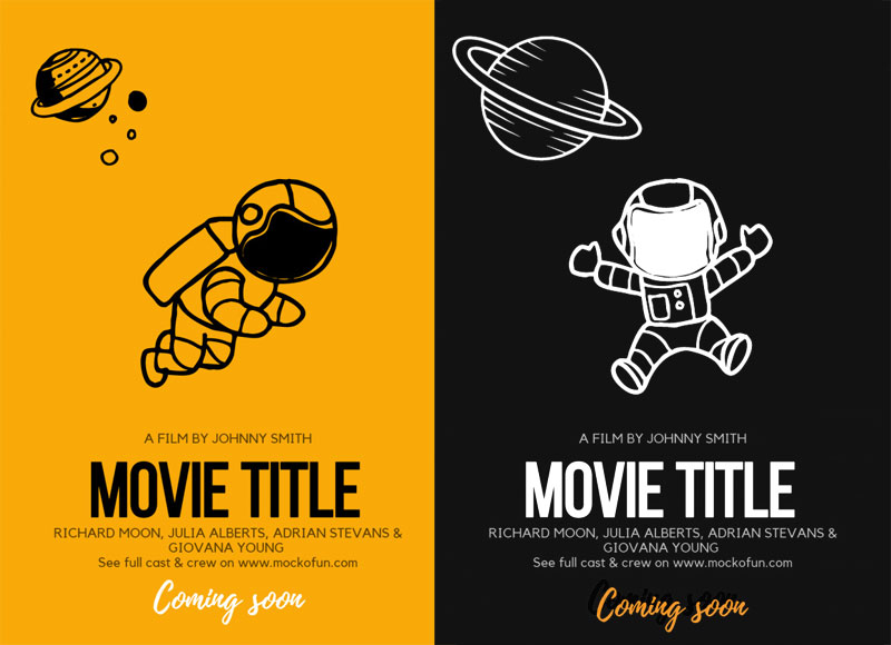  FREE Minimalist Movie Poster MockoFUN