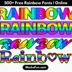 Rainbow Font