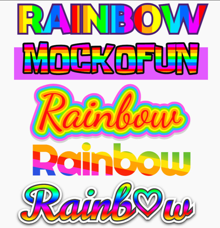 Rainbow Font Generator