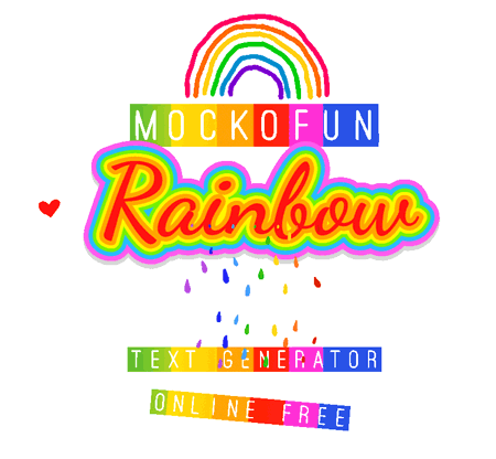Rainbow Font Generator 🌈
