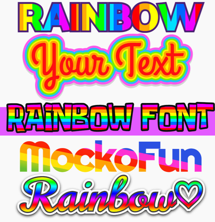 Rainbow Font Generator 🌈