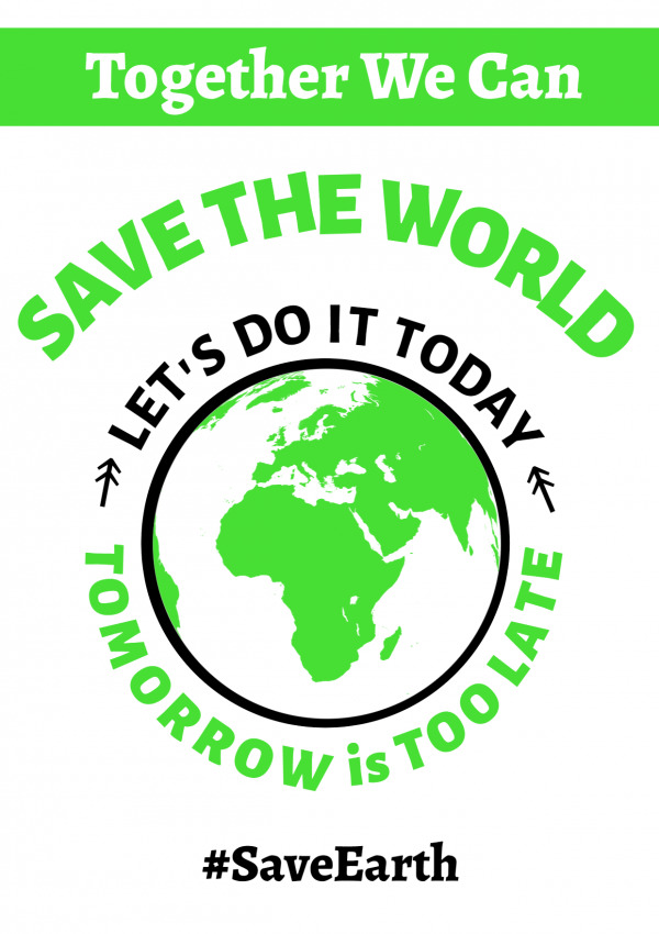 Save The World Poster