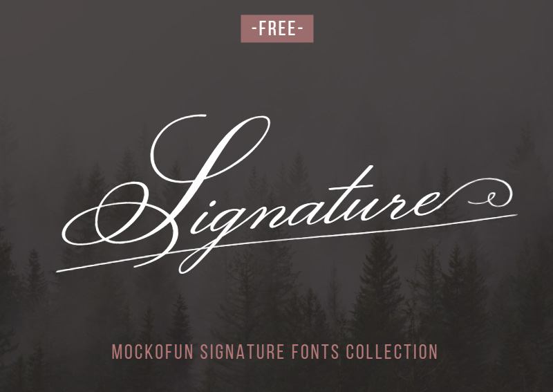 Signature Font