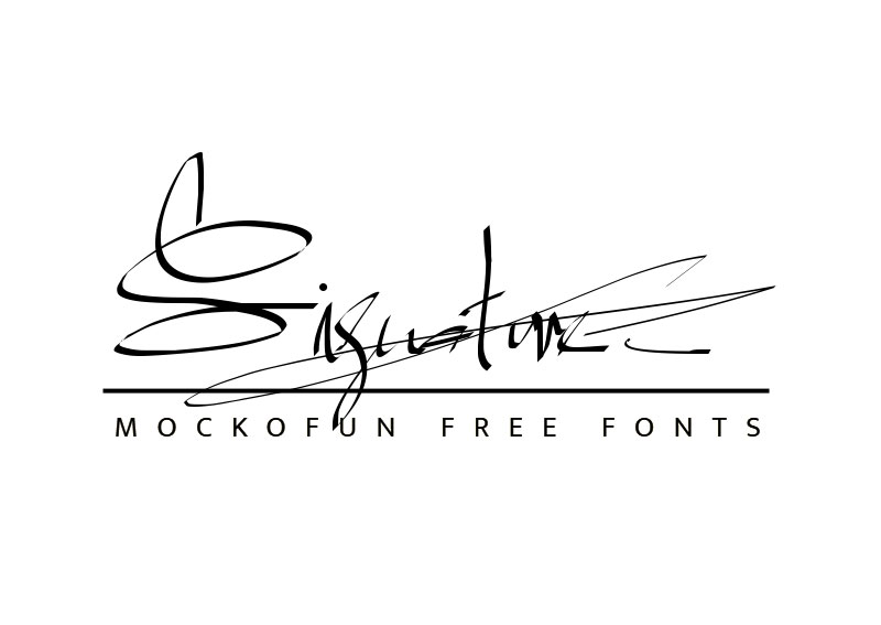 Signature Font