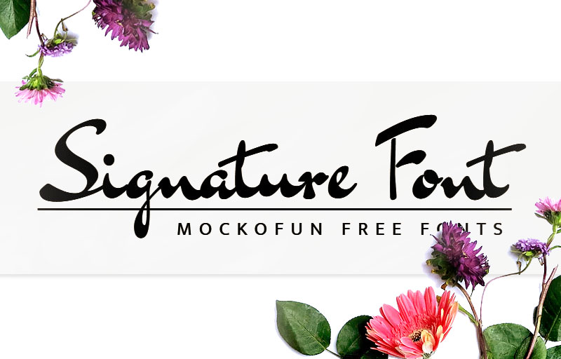 Signature Font