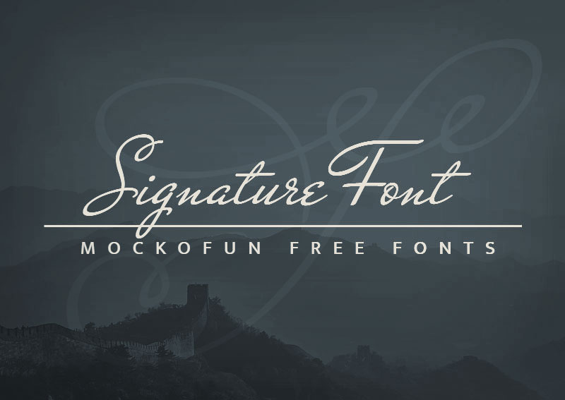 Signature Font