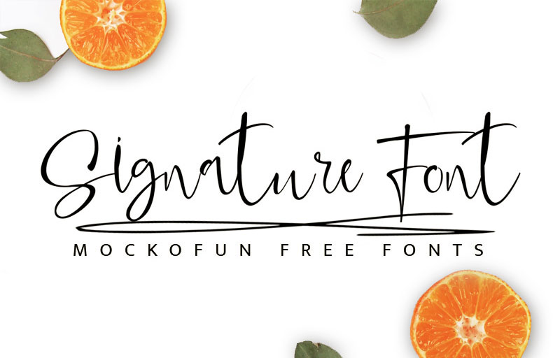 Signature Font