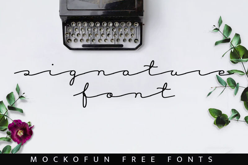 Signature Fonts